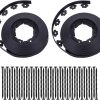 YANEYRIE Garden Edging Kit Durable Flexible DIY Landscape-0