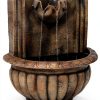 Outdoor Wall Fountain Sunnydaze Decor Resin Weather-5