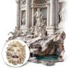 Lion Head Fountain Spout IMIKEYA Resin Outdoor Wall Decor-1