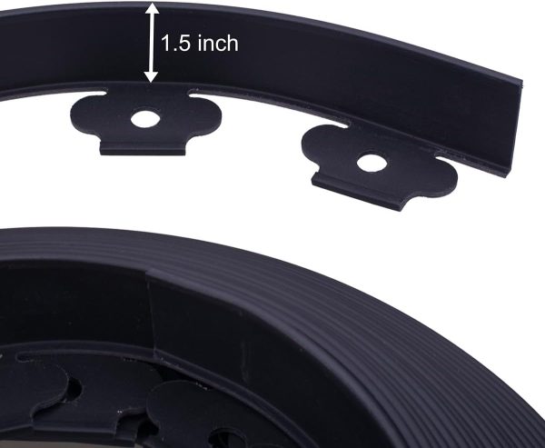 YANEYRIE Garden Edging Kit Durable Flexible DIY Landscape-1