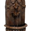 Outdoor Wall Fountain Sunnydaze Decor Resin Weather-0