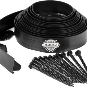AggFencer Garden Edging No Dig Durable Lawn Border-0