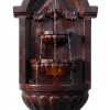 Kenroy Home Outdoor Wall Fountain Resin Plum Bronze-0