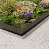SnugNiture Metal Garden Edging Durable Corrugated Landscape-1