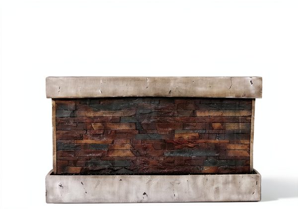 Outdoor Wall Fountain Sunnydaze Decor Resin Weather-1
