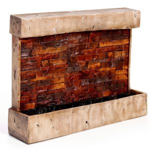 Outdoor Wall Fountain Sunnydaze Decor Resin Weather-0