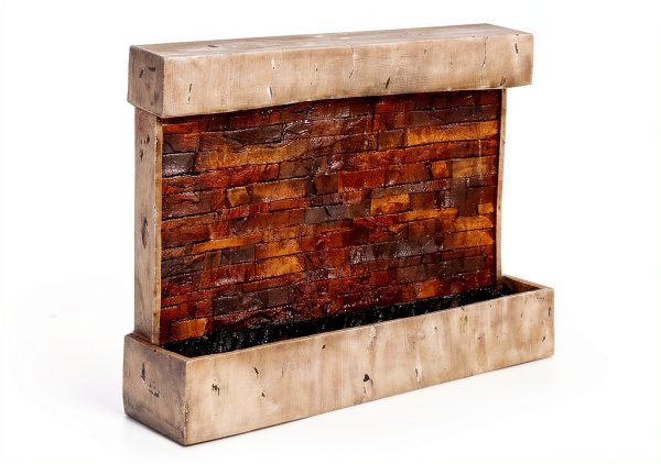 Outdoor Wall Fountain Sunnydaze Decor Resin Weather-0