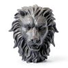Solar Wall Fountain Gray Resin Sunnydaze Decor Outdoor-6