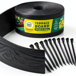 Master Mark Garden Edging HDPE Plastic Weed Barrier-0