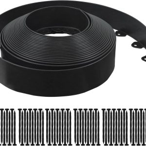 GGE Garden Edging No Dig Design Weather Resistant Plastic-0