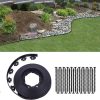 YANEYRIE Garden Edging Kit Durable Flexible DIY Landscape-4