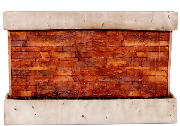 Outdoor Wall Fountain Sunnydaze Decor Resin Weather-4
