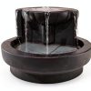 Kenroy Home Outdoor Wall Fountain Resin Plum Bronze-2