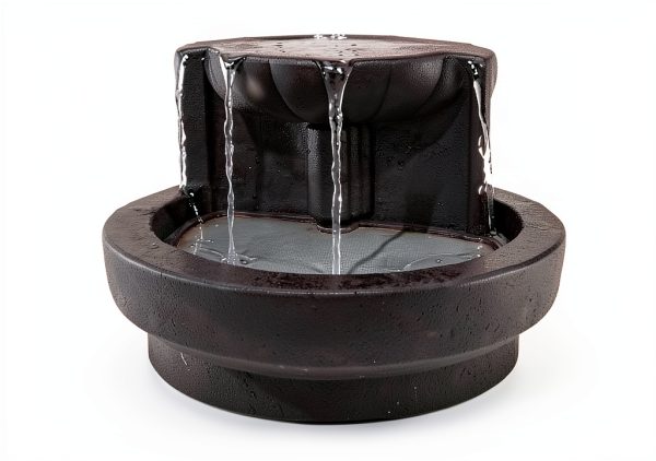 Kenroy Home Outdoor Wall Fountain Resin Plum Bronze-2
