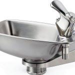 Elkay Steel Wall Fountain Semi Circular-0