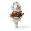 Sungmor Antique White Cast Iron Wall‑Mount Garden Sink-7