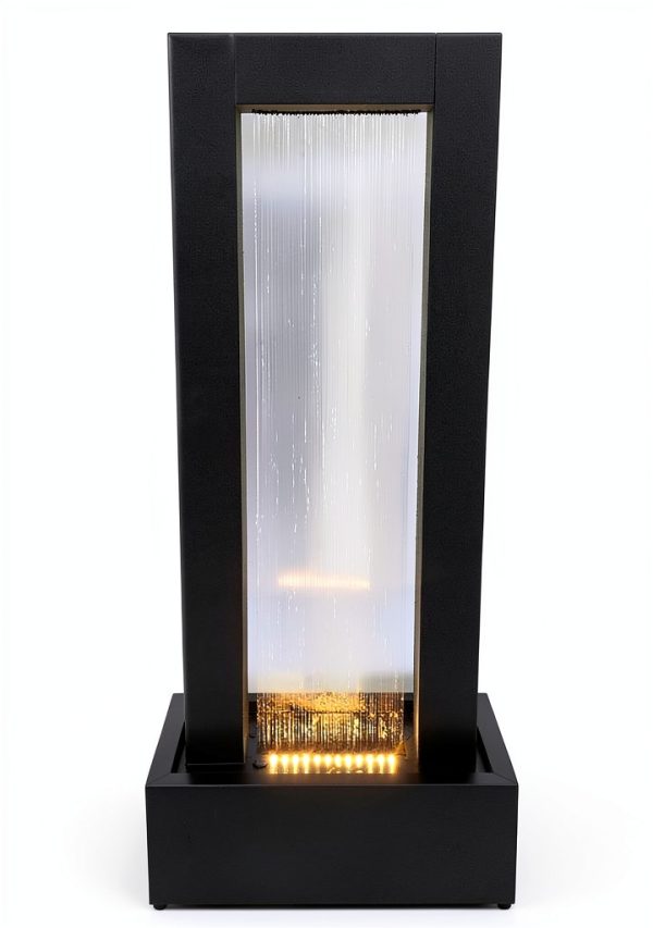 Wall Fountain Hi-Line Gift Gray Metal Adjustable-0