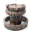 Lion Wall Fountain John Timberland Resin Design-2