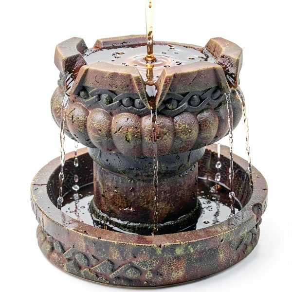 Lion Wall Fountain John Timberland Resin Design-2