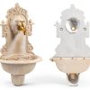 Sungmor Antique White Cast Iron Wall‑Mount Garden Sink-6
