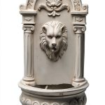 AFD Home Cream Resin Wall Fountain Patio Decor-0