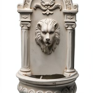 AFD Home Cream Resin Wall Fountain Patio Decor-0