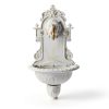 Sungmor Antique White Cast Iron Wall‑Mount Garden Sink-0