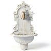 Sungmor Antique White Cast Iron Wall‑Mount Garden Sink-3