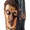 Buddha Face Fountain XBrand Wall Outdoor Bronze-5