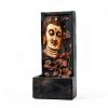 Buddha Face Fountain XBrand Wall Outdoor Bronze-7