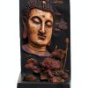 Buddha Face Fountain XBrand Wall Outdoor Bronze-1