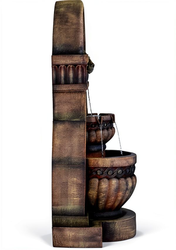 Lion Wall Fountain John Timberland Resin Design-7
