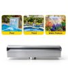 VEVOR Stainless Steel Wall Fountain with Remote LED 11.8x4.5x3.1-3