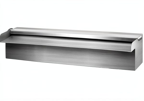 VEVOR Stainless Steel Wall Fountain with Remote LED 11.8x4.5x3.1-8