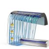 VEVOR Stainless Steel Wall Fountain with Remote LED 11.8x4.5x3.1-2