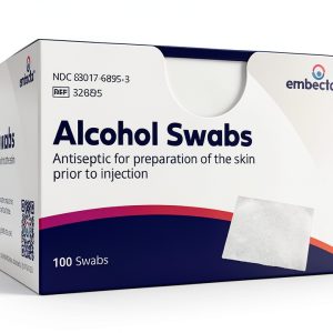 BD Alcohol Swabs 100 Each, White, 100 Count (Pack of 1)-0