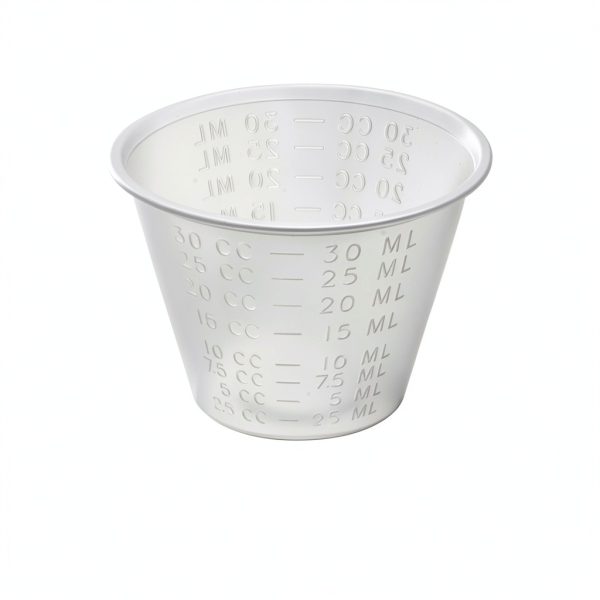 Dynarex Medicine Cup 1 oz Easy Read CC ML Graduation Pack of 100-5