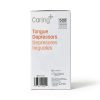 Caring Wood Tongue Depressors 6 Inch Standard 500 Count Non Sterile-3