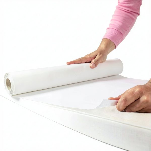 McKesson Medical Exam Table Paper [12 Rolls] - Bed Table Sheet Cover Ideal for Diaper Changing, Waxing, Nursing, Chiropractor, Tracing - Premium Crepe Paper Roll - White, 21 in x 125 ft-2