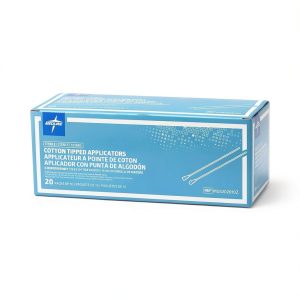 Medline Sterile Cotton-Tipped Wood Applicator 6in Pack of 200-0