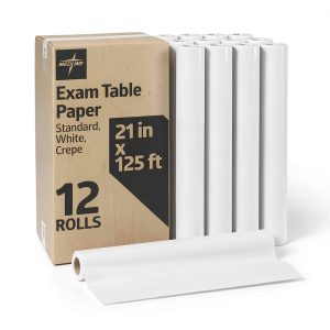 Medline Exam Table Paper Crepe, 21" x 125', 12 Rolls-0
