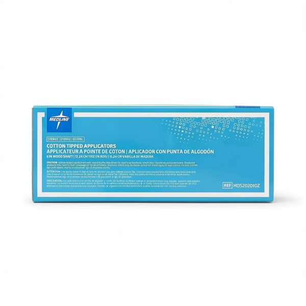 Medline Sterile Cotton-Tipped Wood Applicator 6in Pack of 200-1