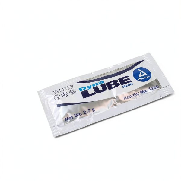Dynarex DynaLube Lubricating Jelly, Sterile Medical Lubricant, 144-2