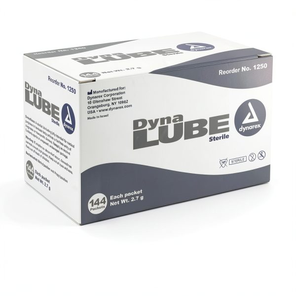 Dynarex DynaLube Lubricating Jelly, Sterile Medical Lubricant, 144-6