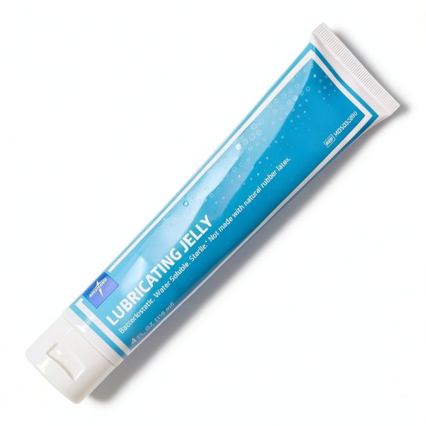 Medline Sterile Lubricating Jelly, Lube, Flip Top, Tube, 4 oz.-0